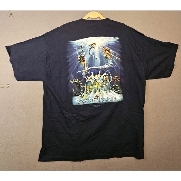 Vtg Corona Extra Shirt “Buried Treasure” Mermaid Underwater T-Shirt 2XL ODM 2001 - Picture 8 of 9